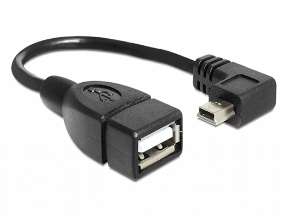 This extension OTG cable for multi-functional use to convert a Female USB A 2.0 into a Male Mini USB B 5 pin, also known as a 5 pin USB B connection. Female USB A 2.0 to Male Mini USB B 5 pin OTG Cable for your