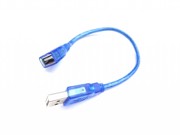 This extension cable for multi-functional use converts a Female USB A 2.0 into a Male USB A 2.0. Suitable as a data and recharging cable. Female USB A 2.0 to Male USB A 2.0 Extension Cable for your