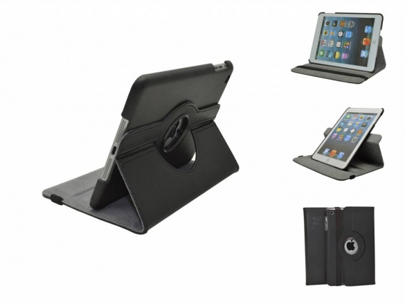 Affordable swivel case with a 360 degree rotating stand. Available in several colours Custom-made swivel case for the Apple iPad Mini