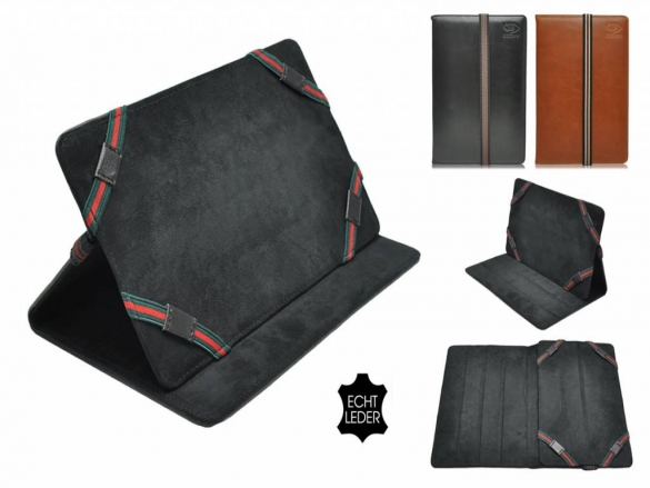An exceptional tablet case finished in luxurious genuine leather, offering your superior protection from the possibility of any damage Universal top quality 10 inch Genuine Leather Case for your