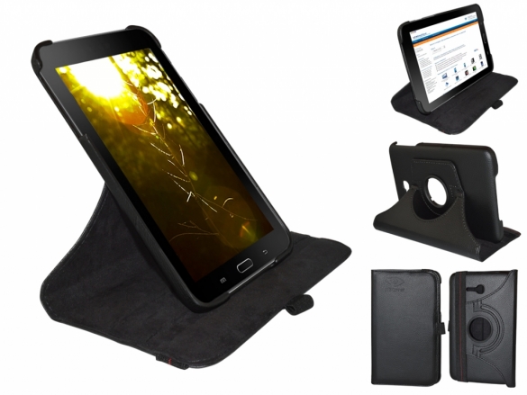 A unique fully rotatable stand so that you can use your tablet in portrait or landscape mode! Custom-made 360 degree swivel case for the