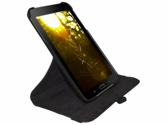 A unique fully rotatable stand so that you can use your tablet in portrait or landscape mode! Custom-made 360 degree swivel case for the