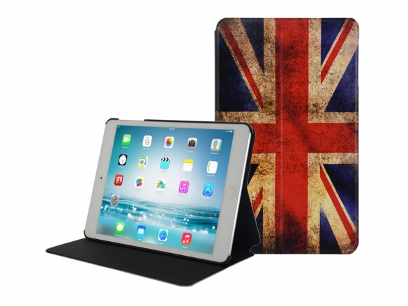 This exclusive book case for your Apple featuring a multi-stand, is an essential accessory if you want to keep your looking as good as new Book Case with vintage english flag