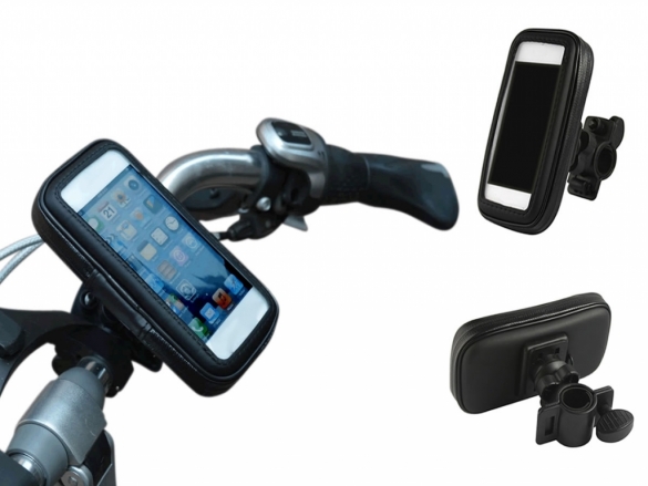 Fietshouder voor Universeel Universeel. De houder voor uw smartphone is spatwaterdicht en regenbestendig. Fietshouder voor Universeel Universeel