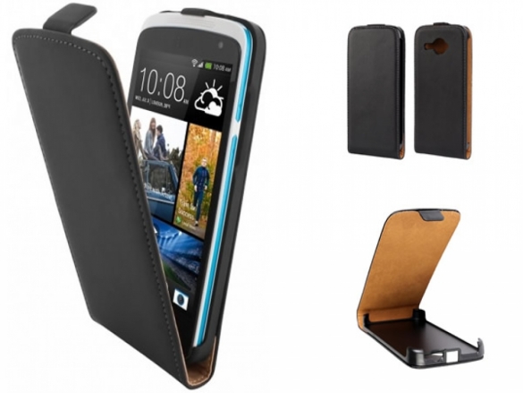 High quality custom-made leather phone case for your HTC Desire 601 Leather Flip Case for HTC Desire 601