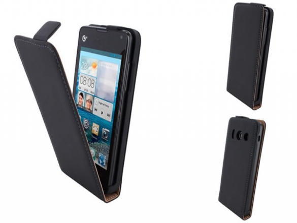 High quality custom-made leather phone case for your Huawei Ascend Y300 Leather Flip Case for Huawei Ascend Y300