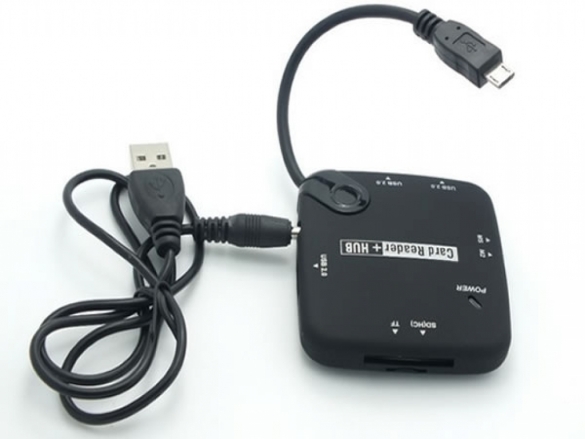 Power kabel voor de 7 in 1 USB/SD Hub A39 Power kabel voor USB Hub