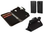 Leather Wallet Book Case for Samsung Galaxy S4 Mini