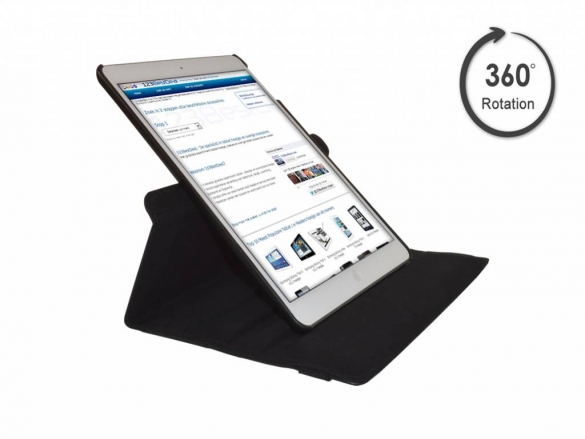 Cover with 360 degrees rotary stand. Custom-made hardcase with pu leather cover and all necessary cutouts Swivel Case for iPad Air with 360 degrees rotatable multi-stand