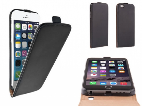 Custom-made leather case for iPhone 6. Slim-fit and optimal protection. Leather iPhone 6 Flip Case