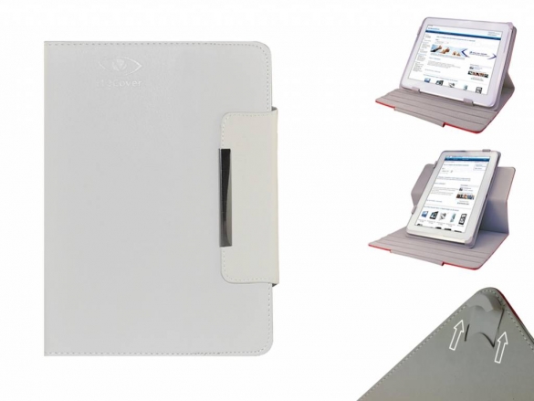The universal PU leather case has a premium look, Its effective fastening system ensures a reliable and secure fit for your Universal 8 inch Diamond Class Case with 360 rotary stand for the