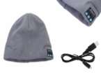 Beanie with built-in Bluetooth headset for