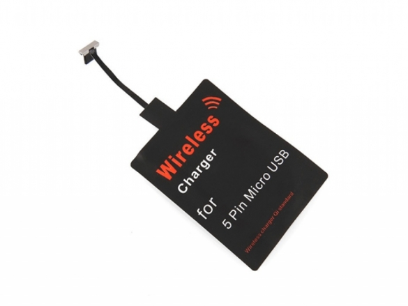 Easy and quick wireless charging your Qi reciever Micro USB