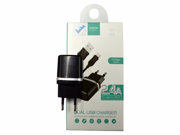 Micro USB charger 2400mA including cable Micro USB charger 2400mA including cable