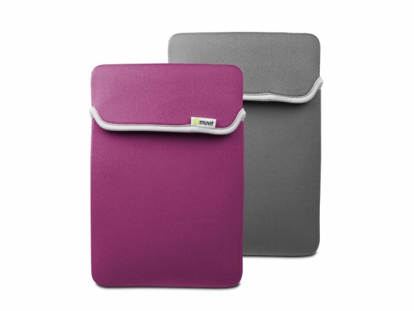 Two colors reversible neoprene sleeve. Choose your side. Suitable for your Muvit Reversible Sleeve 10.1 inch