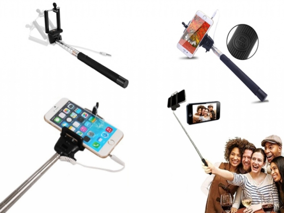 Maak de mooiste selfies met deze Selfie Stick! Verstelbare stok tot 1m met ontspanknop in handvat. Geschikt voor Universeel Universeel Selfie Stick Universeel Universeel