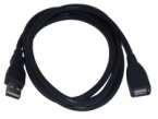 Female USB A 2.0 to Male USB A 2.0 Extension Cable