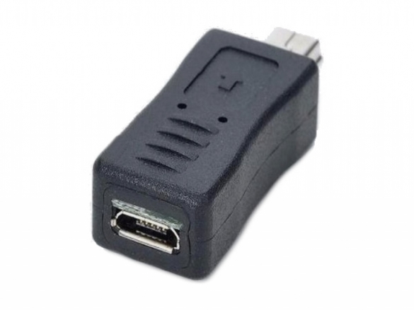 Female Micro-USB port to male Mini USB Micro to Mini USB Adapter