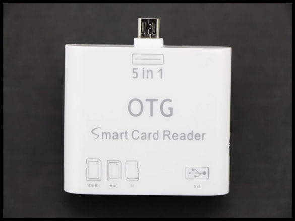 Connection Kit voor Xiaomi Redmi 3s. Met 5-in-1 Card Reader en USB-A 2.0 poort. Micro USB Connection Kit Xiaomi Redmi 3s