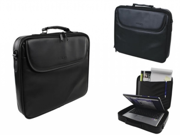 Business laptop bag with shoulder strap, suitable for your Messenger Laptopbag ECO-leather