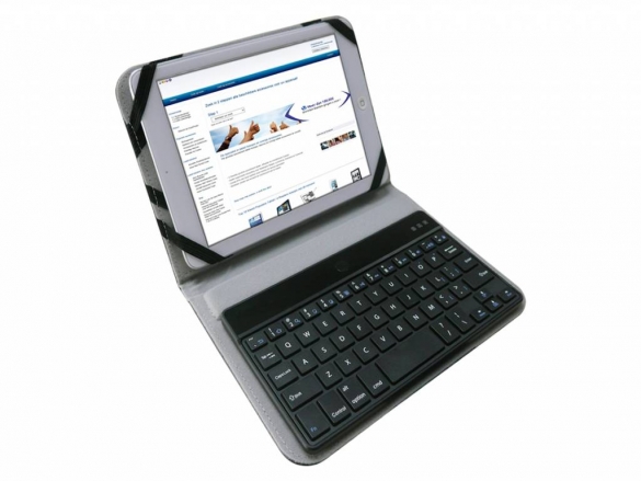 The case provides optimum protection, making it an essential accessory Universal 7 - 8 inch Bluetooth Keyboard Case