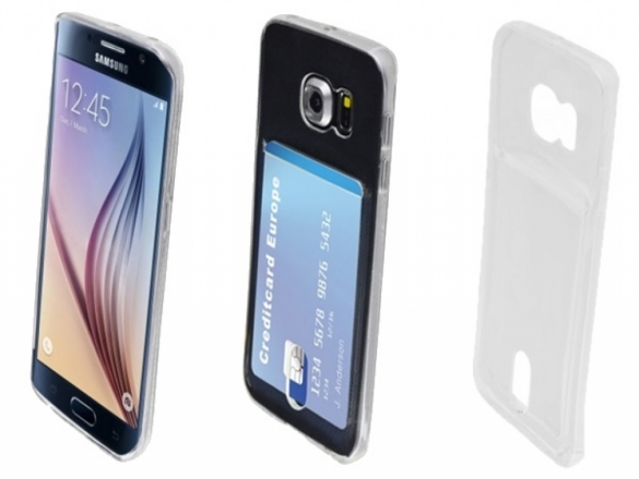 Transparent TPU case with card slot. Custom-made for the Wallet TPU Case