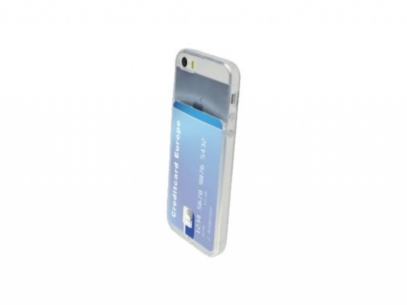 Transparent TPU case with card slot. Custom-made for the Wallet TPU Case