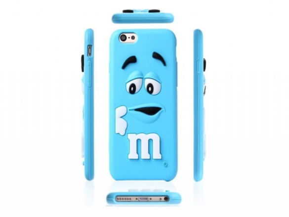 Silicone cover for your Apple . Featuring 3D style M&M character. M&M case