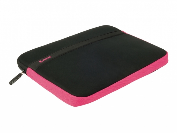 Neoprene notebook sleeve 13 - 14 inch, suitable for . Pink version Notebook sleeve roze