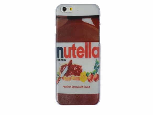 Give your Apple an unique look with this custom-made Nutella hardcase Nutella hardcase