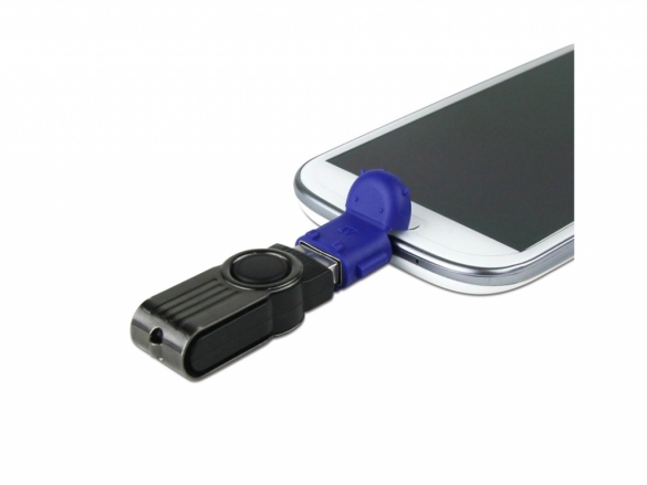 Deze universele OTG verloopstekker heeft een verloop van female (vrouwelijk) USB A 2.0 naar male (mannelijk) Micro USB, ook wel 5 pins USB B genoemd Android robot female USB to micro USB male voor Universeel Universeel