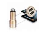 Dual USB Car Charger with lifehammer for
