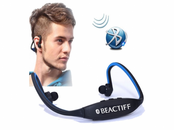 In stijl sporten en muziek luisteren, kies dan de i12Cover Bluetooth Sport Headset. Bluetooth Sport In-ear koptelefoon voor