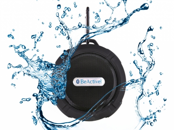 Listen to your favorite music while you take a shower. Bluetooth connection with your . Waterproof Bluetooth Outdoor Speaker