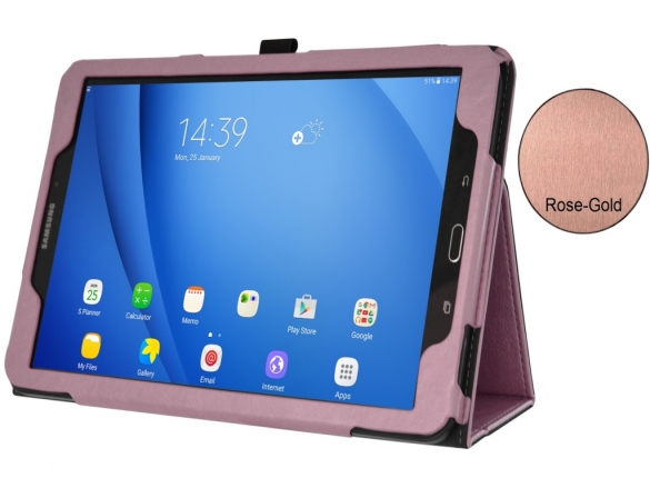 This superior custom-made case offers fantastic protection. A high quality trendy rose gold case, at an affordable price! Premium custom-made rose gold Tablet Case for your