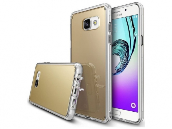 Custom-made Silicone phone cover with mirror Custom-made Silicone phone cover with gold mirror