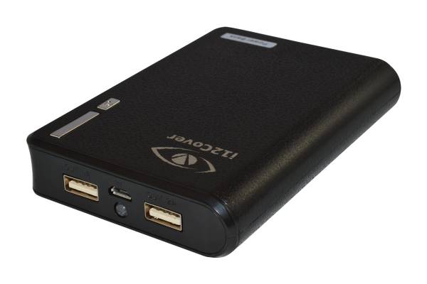Bestel hier een draagbare PowerBank voor onderweg opladen van uw tablet of smartphone 12000 mAh Mobile PowerBank voor tablets en smartphones