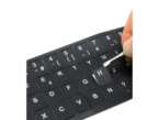 French keyboard stickers, black