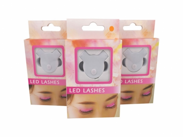 LED Wimpers, interactief, blauw LED wimpers