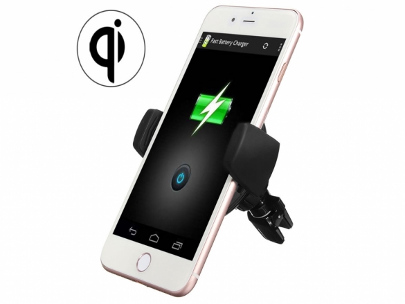 Autohouder QI oplaadbaar, wireless charging Autohouder QI oplaadbaar