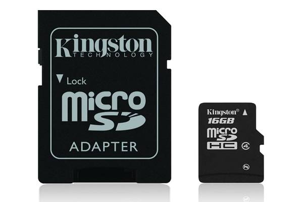 Bestel hier een 16GB Micro SDHC kaartje 16GB Micro SDHC Geheugenkaart