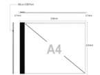 A4 LED licht Lichtbak / Tekentafel / Lichttafel / Lightpad / Lichtbox / Lightbox met 3 DIMBARE lichtstanden, o.a. voor Diamond Painting, fotografie, tekenen etc