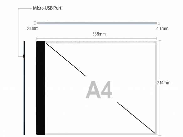 A4 LED licht Lichtbak / Tekentafel / Lichttafel / Lightpad / Lichtbox / Lightbox met 3 DIMBARE lichtstanden, o.a. voor Diamond Painting, fotografie, tekenen etc A4 LED licht Lichtbak / Tekentafel / Lichttafel / Lightpad / Lichtbox / Lightbox met 3 DIMBARE lichtstanden, o.a. voor Diamond Painting, fotografie, tekenen etc