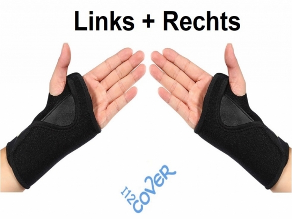 2 stuks Polsbrace Carpale / Carpaal Tunnel Sydroom / CTS Pols Brace / Polsbandage / Polsstabilisator met spalk voor extra ondersteuning, ook bij artritis, artrose, reuma en tendinitis Polsbraces