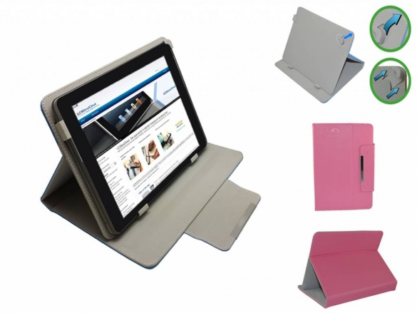 The universal PU leather case has a premium look, Its effective fastening system ensures a reliable and secure fit for your Universal 7 inch XL Diamond Class Case for the