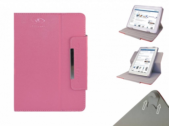 The universal PU leather case has a premium look, Its effective fastening system ensures a reliable and secure fit for your Universal 7 inch XL Diamond Class Case with 360 rotary stand for the