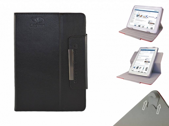 The universal PU leather case has a premium look, Its effective fastening system ensures a reliable and secure fit for your Universal 7 inch XL Diamond Class Case with 360 rotary stand for the