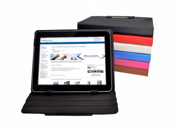 The universal PU leather case has a premium look, Its effective fastening system ensures a reliable and secure fit for your Universal 8 inch S Diamond Class Case with 360 rotary stand for the