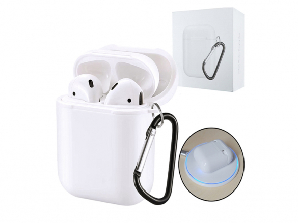 Draadloze QI oplader voor Airpods. Gemaakt voor het opladen van uw Airpods, maar dan draadloos! Draadloze Airpods oplader case