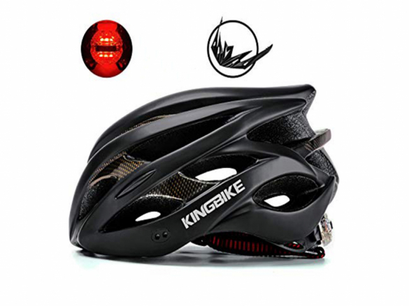 Lightweight bike helmet with rear light Lightweight bike helmet with rear light